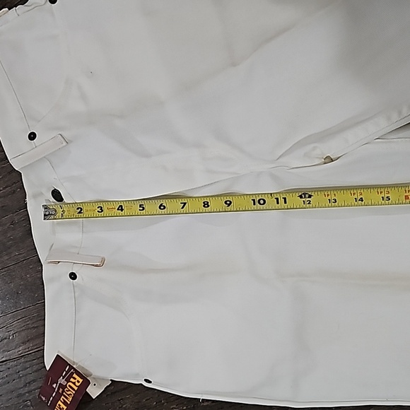 RUSTLER Wrangler  made in USA genuine VINTAGE white jeans NEW nwt sz 36 x 34p - Picture 5 of 9